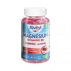 ALVITYL Magnésium Vitamine B6 goût cerise x45 gummies