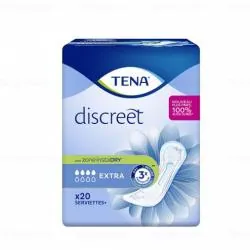 TENA Discreet - Serviette pour Incontinence Urinaire Modérée Extra x20