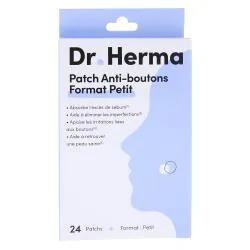 DR. HERMA Patch Anti-Boutons Format Petit x24