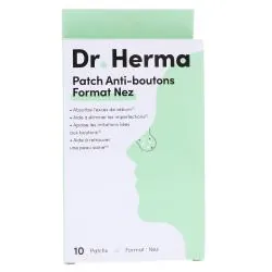 DR. HERMA Patch Anti-Boutons Format Nez x10