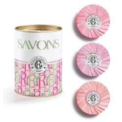 ROGER & GALLET Boîte 3 savons parfumés Pink Love