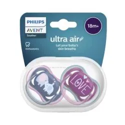 AVENT Ultra Air - Sucettes Orthodontiques +18 Mois