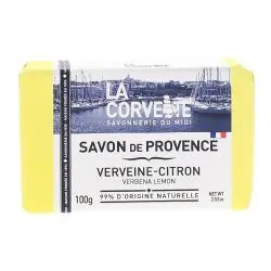 LA CORVETTE Savon en Provence en pain verveine citron 100g