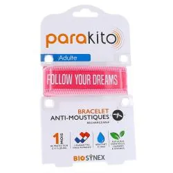 PARAKITO Bracelet Anti moustiques Junior 3+ follow your dream