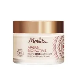 MELVITA Argane Bio-Active - Baume de nuit régénérant bio crème 50ml