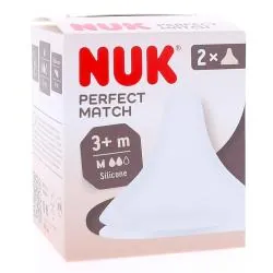 NUK Perfect Match - Tètines en silicone souple taille m