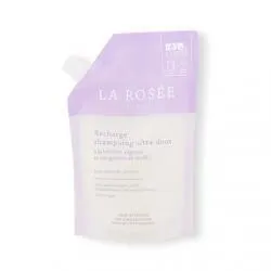 LA ROSÉE Recharge shampoing ultra-doux à la kératine végétale et aux graines de lin BIO 400 ml