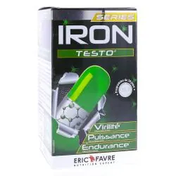 ERIC FAVRE Iron testo - Boost la Testostérone x90 gélules