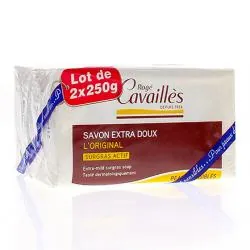 ROGÉ CAVAILLÈS Savon surgras L'original extra doux lot de 2 pains de 250g