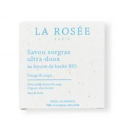 LA ROSÉE Savon surgras ultra-doux au beurre de karité BIO 100g