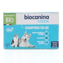 BIOCANINA Hygiène - Shampooing Solide Chiens et Chats 100g