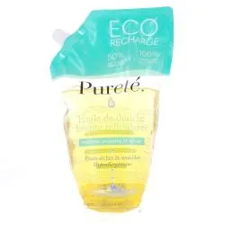 PURETE Huile de douche lavante relipidante eco recharge 900ml