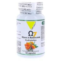 VIT'ALL+ Omega 7 - Huile d'Argousier 500mg x60 capsules