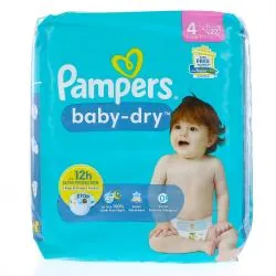 PAMPERS Baby dry 12h taille 4 (paquet de 22)