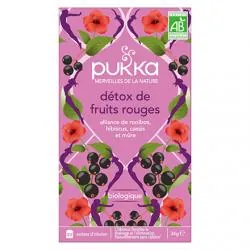 PUKKA Infusion Détox Fruits Rouges BIO x20 sachets d'infusion