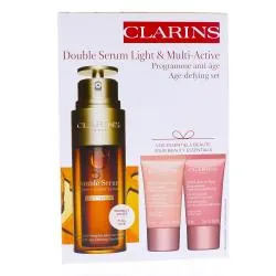 CLARINS Coffret Double Serum Light + Crèmes Multi-Active Jour & Nuit