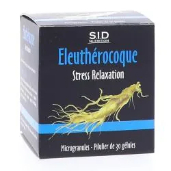 SID NUTRITION Eleuthérocoque stress relaxation x30 gélules