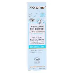 FLORAME Masque crème nuit hydratant bio 65ml