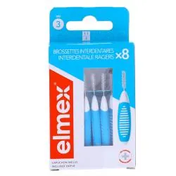 ELMEX Brossette Interdentaire taille 3 1.1mm, 8 unités