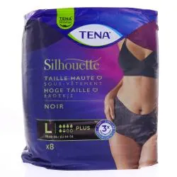 TENA Sous-vêtement fuites urinaire Normal noir - taille l (taille haute) x9 unités