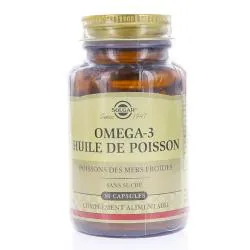 SOLGAR Oméga-3 Huile de Poisson x30 capsules