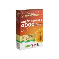 Santarome Gelée Royale 4000 MG Bio x10 ampoules