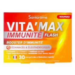 Santarome VITA'MAX - Booster Immunité Flash x30 Comprimés