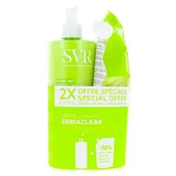 SVR Sebiaclear - Crème lavante anti imperfections 400ml + eco recharge 400ml