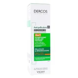 VICHY Dercos - Shampooing + Après-Shampooing Anti-pelliculaire 2en1 200ml