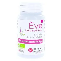 NATURAL NUTRITION Eve - Cycle Menstruel Bio x34 gélules