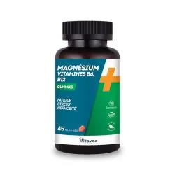 VITAVEA Magnésium Vitamines B6 et B12 x45 Gummies