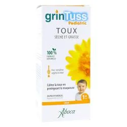 GRINTUSS Pediatric - Sirop Toux Sèche et Grasse 180g