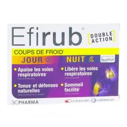 3C PHARMA Efirub Jour/Nuit x15 Comprimés