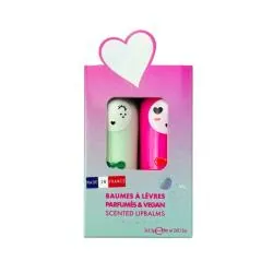 Inuwet Duo Baumes à Lèvres Cerise et Pomme 2x3.5g