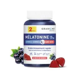 GRANIONS Mélatonine 1,9 mg x60 gummies