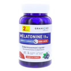 GRANIONS Mélatonine 1,9 mg x60 gummies