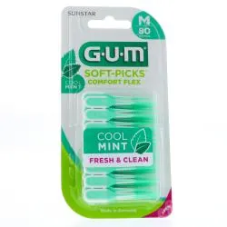 GUM Soft-Picks Comfort Flex bâtonnet interdentaire Médium x80