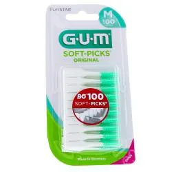 GUM Soft picks original bâtonnet interdentaire Medium x100