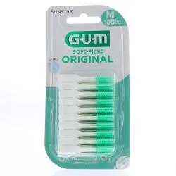 GUM Soft picks original bâtonnet interdentaire Medium x100