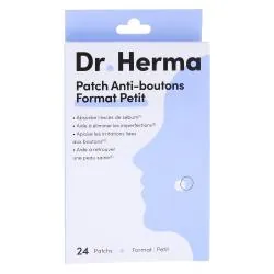 DR. HERMA Patch Anti-Boutons Format Petit x24 patchs