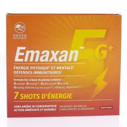 PHYTORESEARCH Emaxan 5G+ - Energie Physique & Mentale - Défenses Immunitaires x7 shots