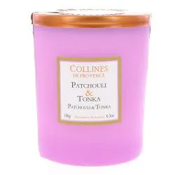 COLLINES DE PROVENCE Bougie parfumée patchouli & tonka 180g