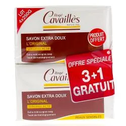 ROGÉ CAVAILLÈS Savon pain surgras extra-doux lot de 3 pains de 250g
