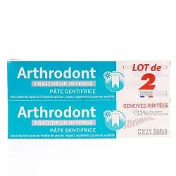 ARTHRODONT Pâte dentifrice fraîcheur intense lot de 2