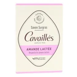 CAVAILLES Savon Surgras Solide Amande Lactée 100g