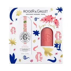 ROGER & GALLET Coffret Fleur de figuier eau parfumée 100ml + bougie offerte