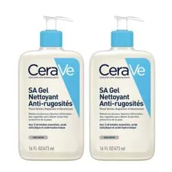 CERAVE SA Gel nettoyant anti-rugosités lot 2 x 473ml