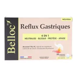 BELLOC 4en1 reflux gastriques x20 comprimés à croquer