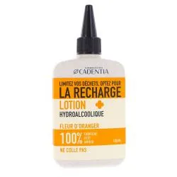CADENTIA Lotion Hydroalcoolique Fleur D’oranger eco recharge 100ml