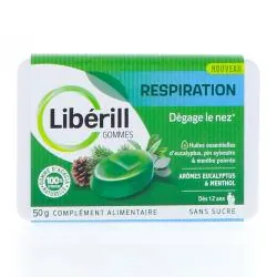 LIBERILL Respiration - Gommes sans sucre 50g